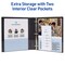 Avery Durable View 3 Ring Binders, 1 Inch Slant Rings, 250-Sheet Capacity, DuraHinge, 1.4 Inch Wide Spine, Customizable Clear Covers and Spine, Assorted Pastel Colors (6-Pack of 05632)